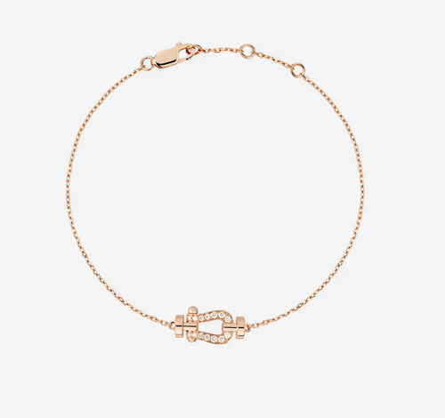 [Aurelle Style]FORCE 10 FULL DIAMOND BUCKLE CHAIN LINK MINI MODEL
