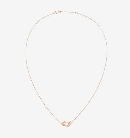 [Aurelle Style]FORCE 10 DIAMOND PINK GOLD NECKLACE MINI MODEL