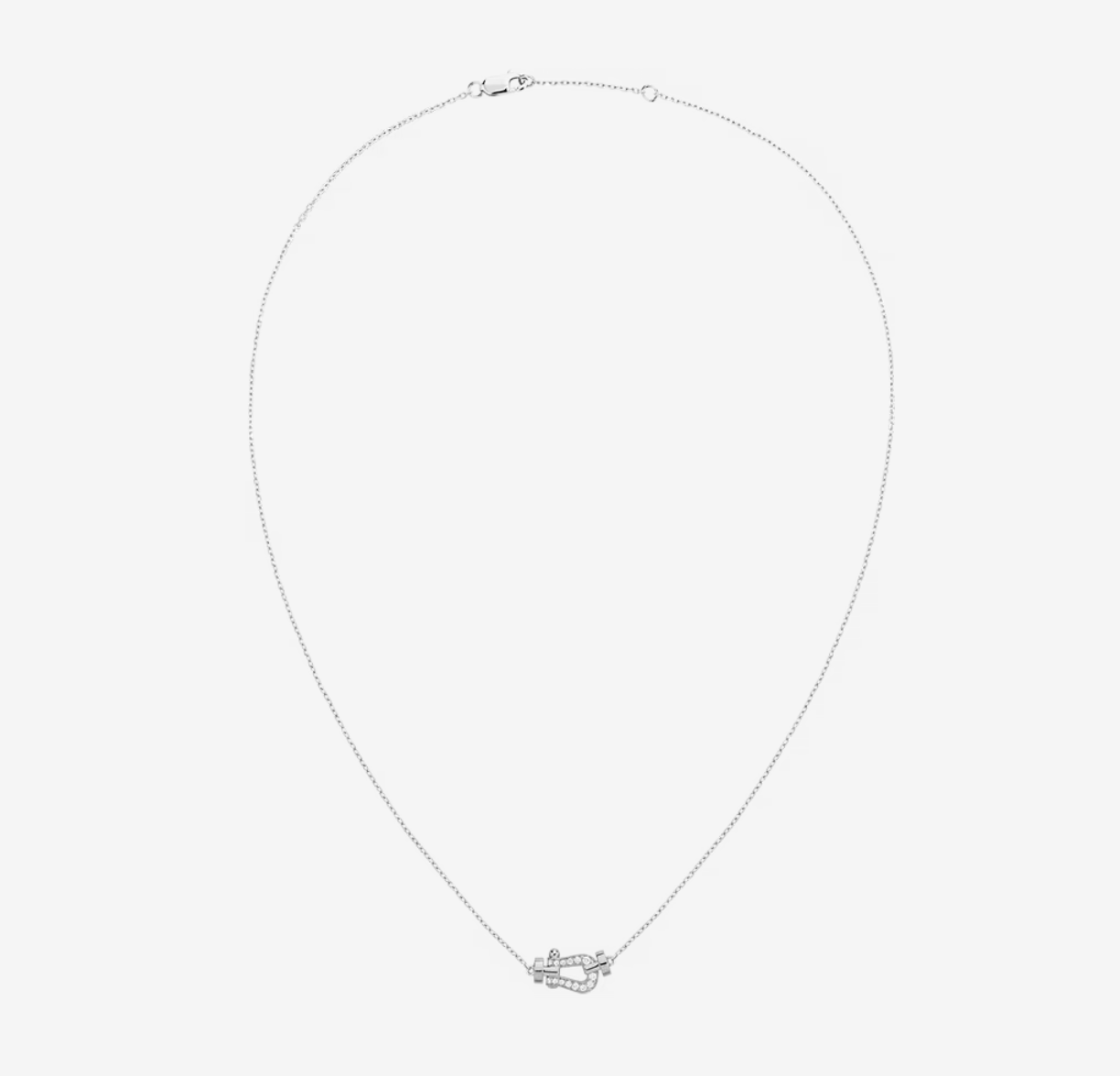 [Aurelle Style]FORCE 10 DIAMOND SILVER NECKLACE MINI MODEL