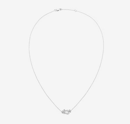 [Aurelle Style]FORCE 10 DIAMOND SILVER NECKLACE MINI MODEL