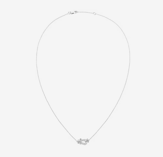 [Aurelle Style]FORCE 10 DIAMOND SILVER NECKLACE MINI MODEL