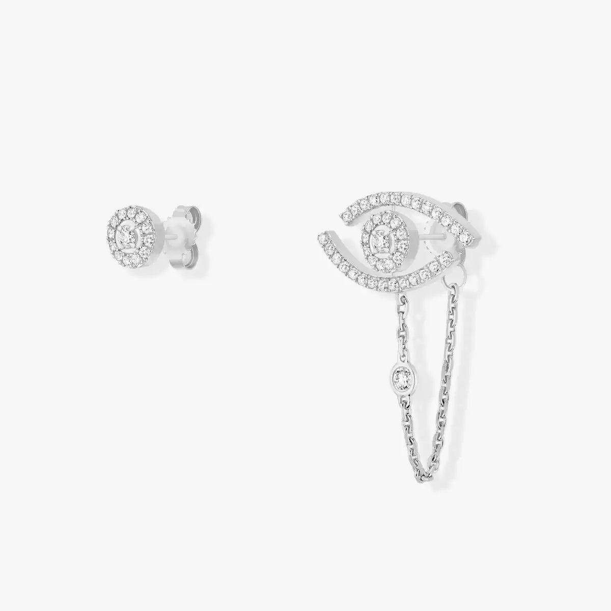 [Aurelle Style]Lucky Eye Diamond Earrings