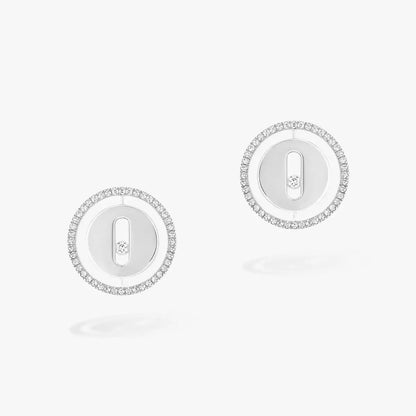 [Aurelle Style]Lucky Move Diamond Earrings