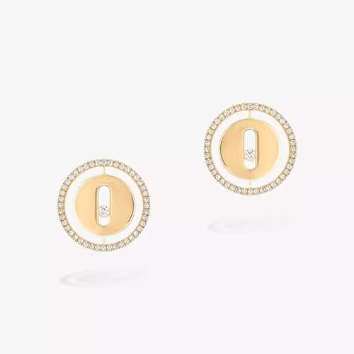 [Aurelle Style]Lucky Move Diamond Earrings