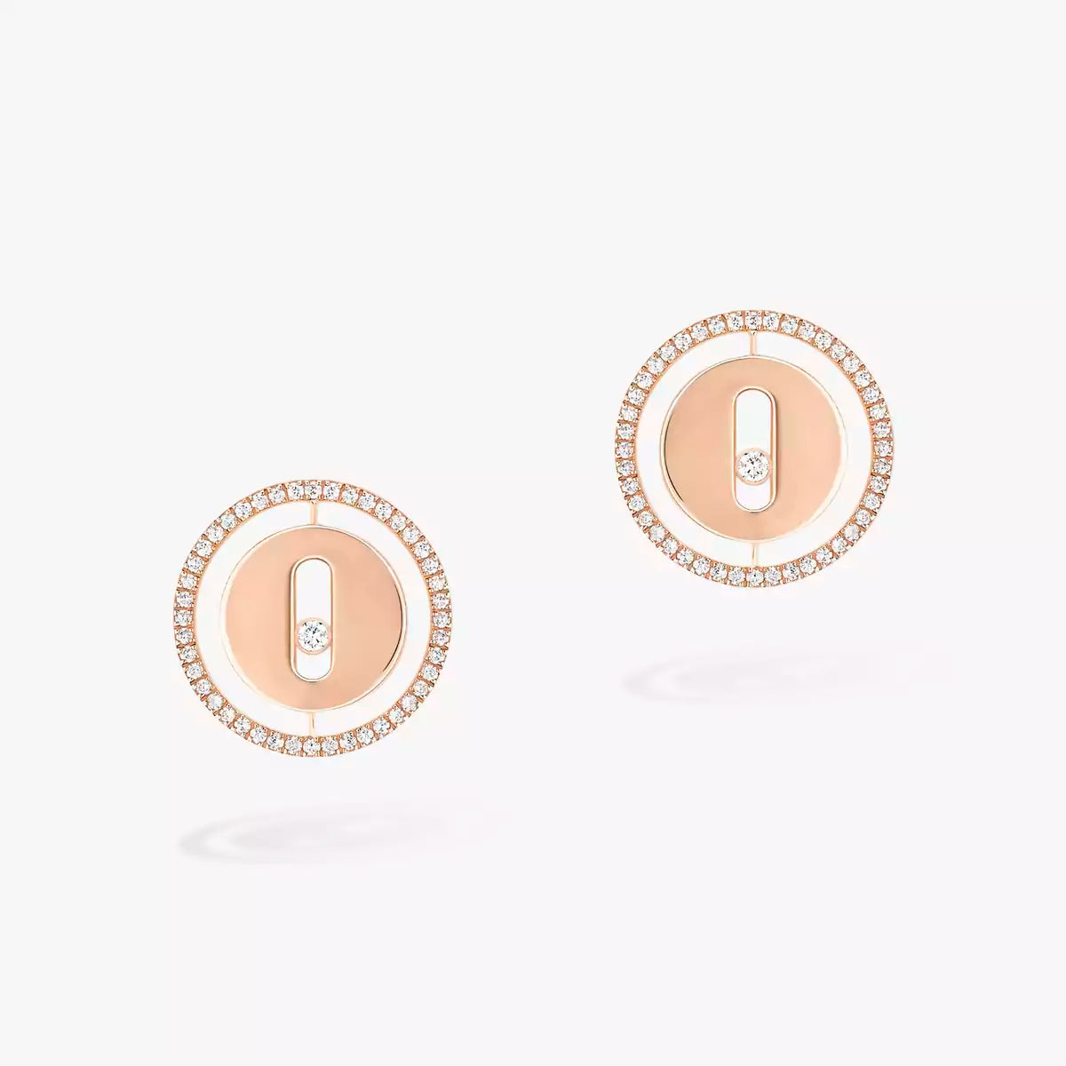 [Aurelle Style]Lucky Move Diamond Earrings