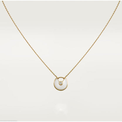 [Aurelle Style]AMULETTE ROSE GOLD MOP NECKLACE