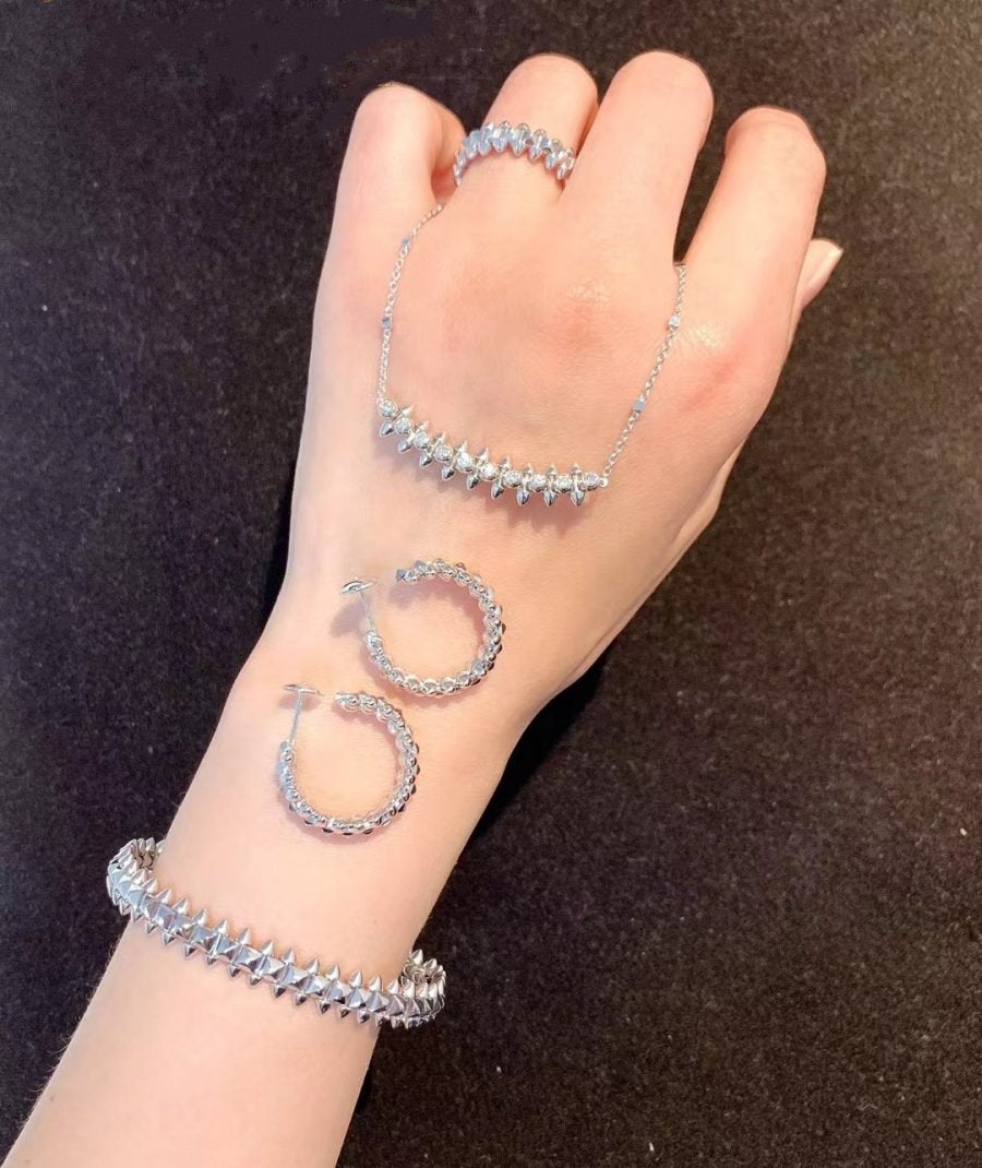 [Aurelle Style]CLASH SILVER BRACELET