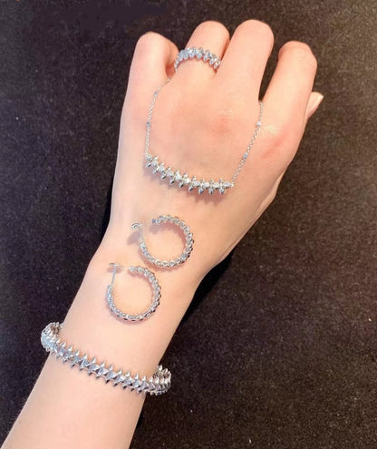 [Aurelle Style]CLASH SILVER BRACELET