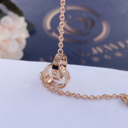 [Aurelle Style]LOVE BRACELET DOUBLE RING