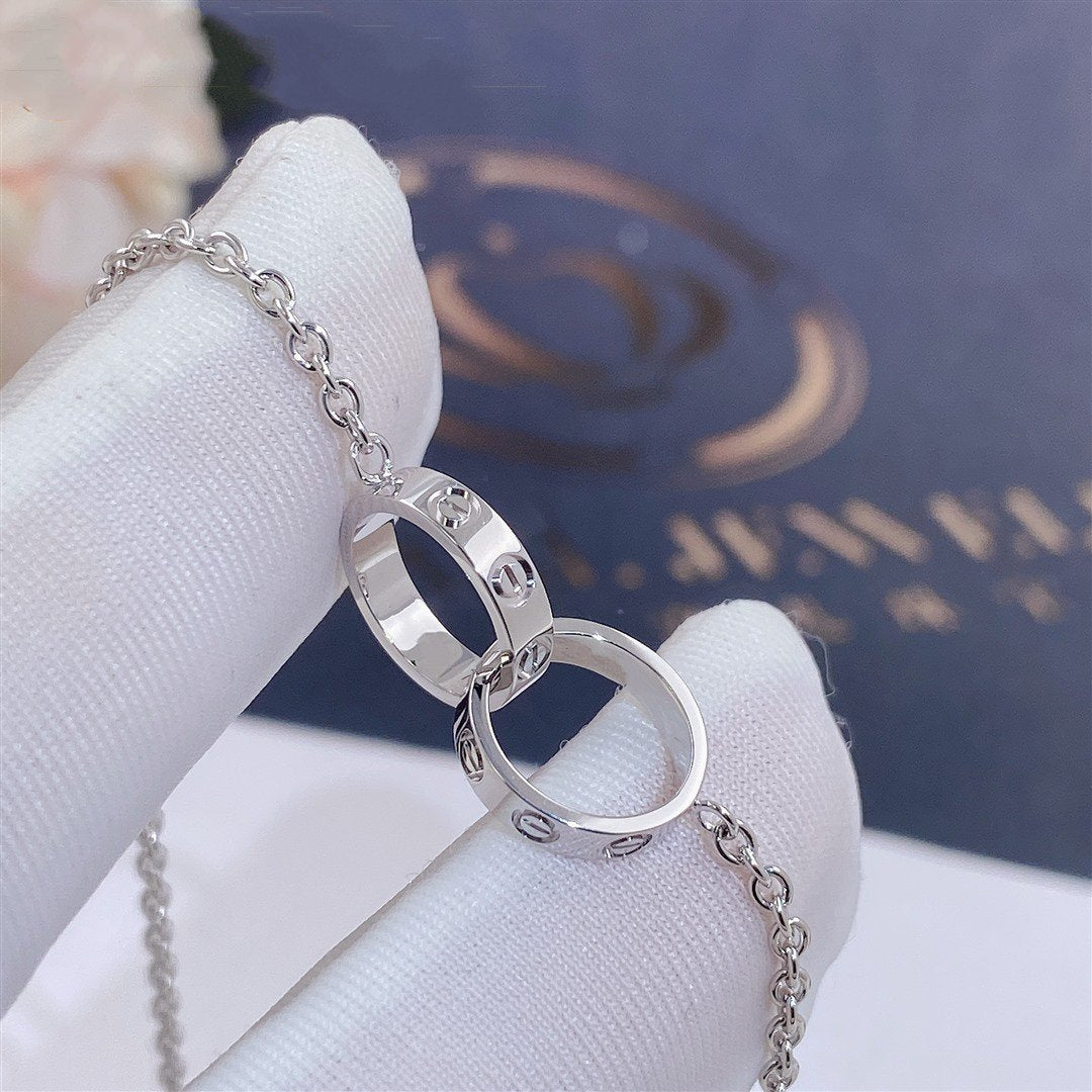 [Aurelle Style]LOVE BRACELET DOUBLE RING