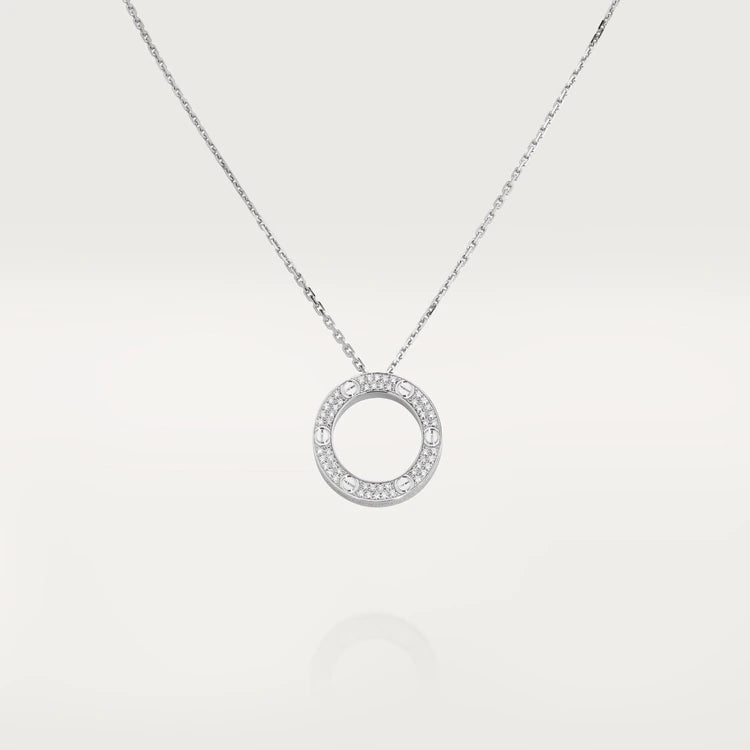 [Aurelle Style]LOVE NECKLACE ADJUSTABLE SILVER