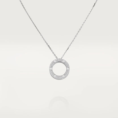 [Aurelle Style]LOVE NECKLACE ADJUSTABLE SILVER