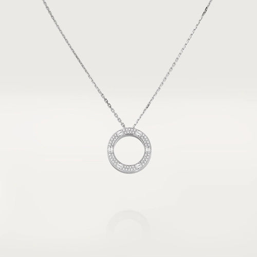 [Aurelle Style]LOVE NECKLACE ADJUSTABLE SILVER