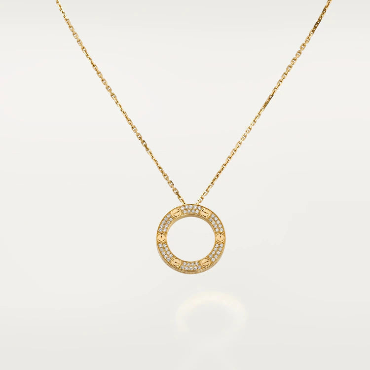 [Aurelle Style]LOVE NECKLACE ADJUSTABLE ROSE GOLD