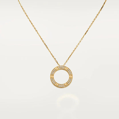 [Aurelle Style]LOVE NECKLACE ADJUSTABLE ROSE GOLD