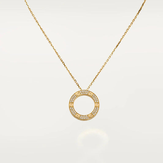 [Aurelle Style]LOVE NECKLACE ADJUSTABLE ROSE GOLD