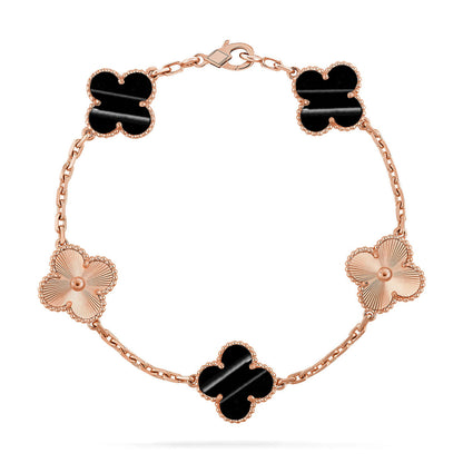 [Aurelle Style] CLOVER 5 MOTIF PULSAR STONE BRACELET COLLECTION