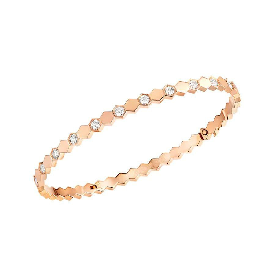 [Aurelle Style]BEE LOVE PINK GOLD DIAMOND BRACELET