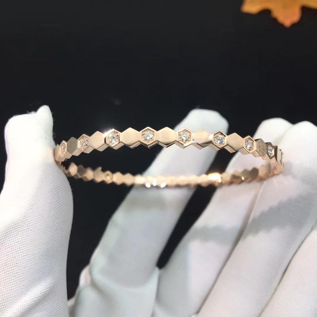 [Aurelle Style]BEE LOVE SILVER DIAMOND BRACELET