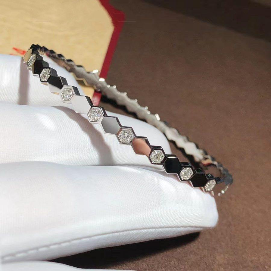 [Aurelle Style]BEE LOVE SILVER DIAMOND BRACELET