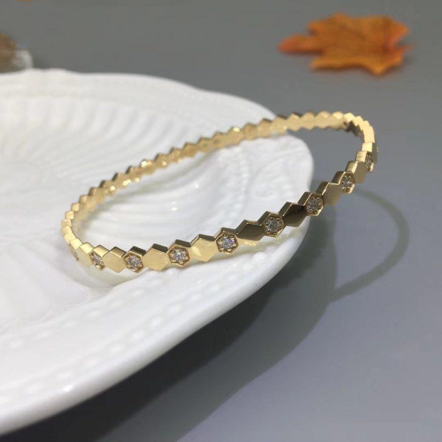 [Aurelle Style]BEE LOVE GOLD DIAMOND BRACELET
