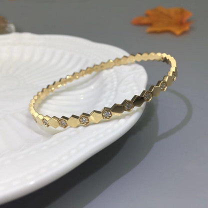 [Aurelle Style]BEE LOVE GOLD DIAMOND BRACELET