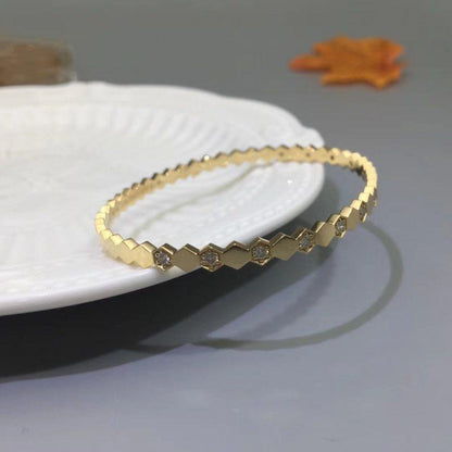 [Aurelle Style]BEE LOVE GOLD DIAMOND BRACELET