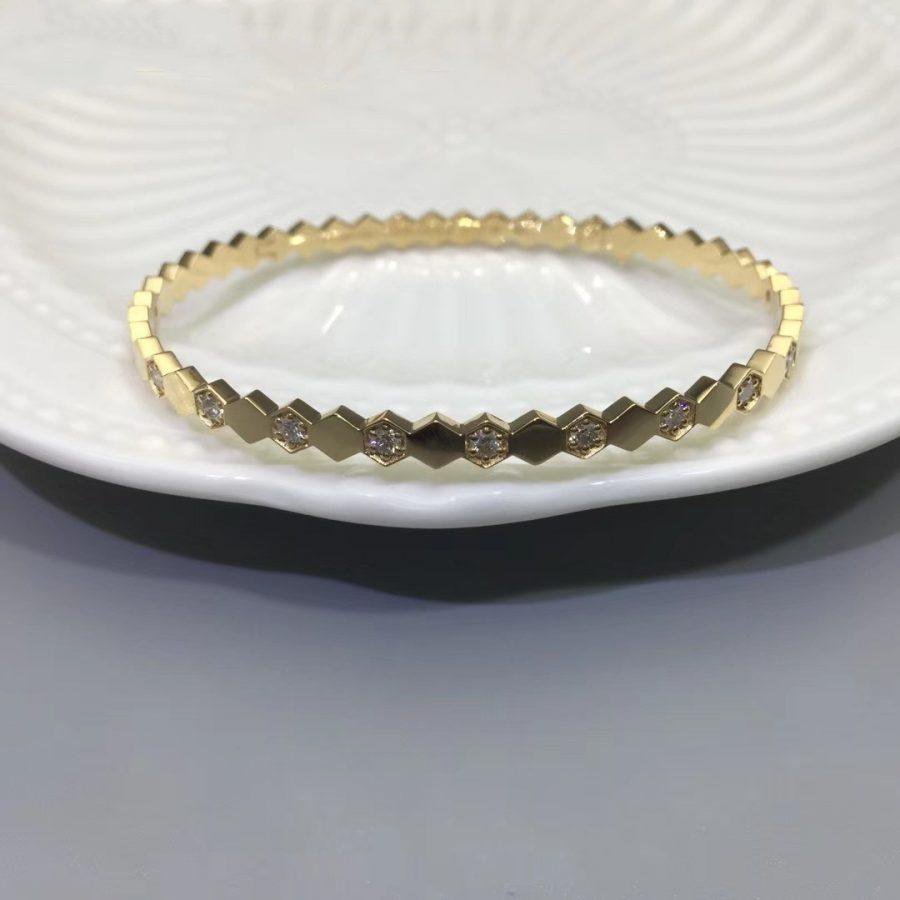 [Aurelle Style]BEE LOVE GOLD DIAMOND BRACELET