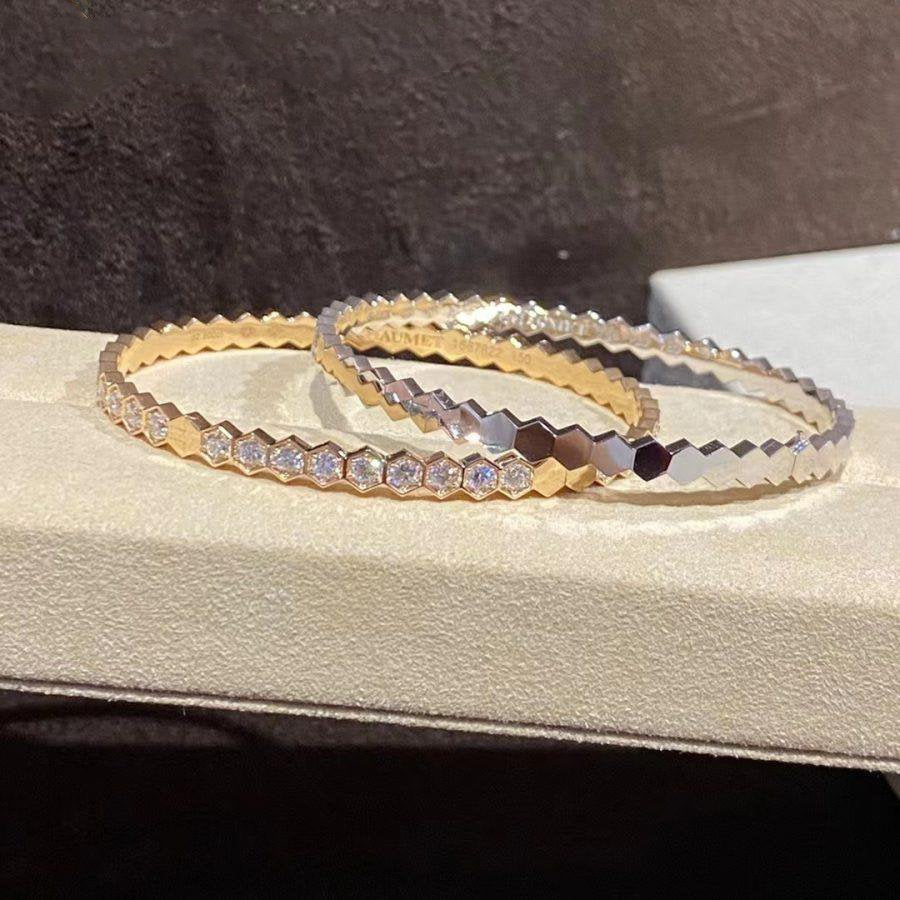[Aurelle Style]BEE LOVE GOLD BRACELET FULL DIAMOND