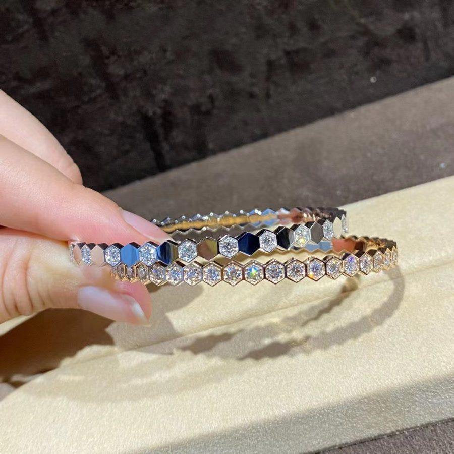 [Aurelle Style]BEE LOVE GOLD BRACELET FULL DIAMOND