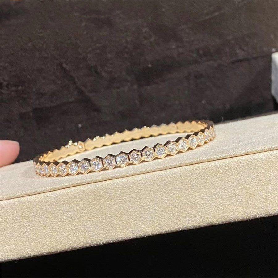 [Aurelle Style]BEE LOVE GOLD BRACELET FULL DIAMOND