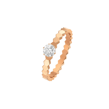 [Aurelle Style]BEE LOVE RING PINK GOLD 1 DIAMOND