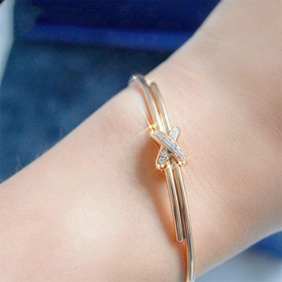 [Aurelle Style]JEUX DE BRACELET PINK GOLD DIAMONDS