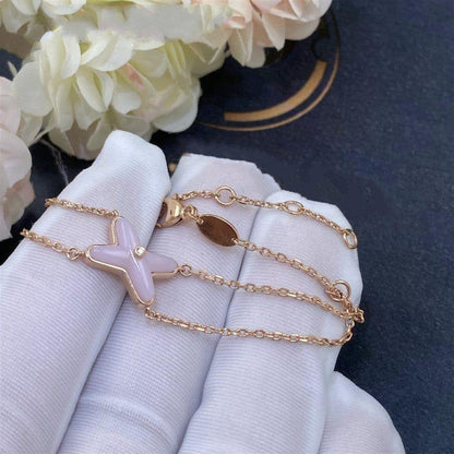 [Aurelle Style]JEUX BRACELET PINK MOP PINK GOLD 1 DIAMOND