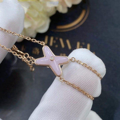 [Aurelle Style]JEUX BRACELET PINK MOP PINK GOLD 1 DIAMOND
