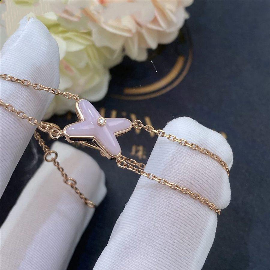 [Aurelle Style]JEUX BRACELET PINK MOP PINK GOLD 1 DIAMOND