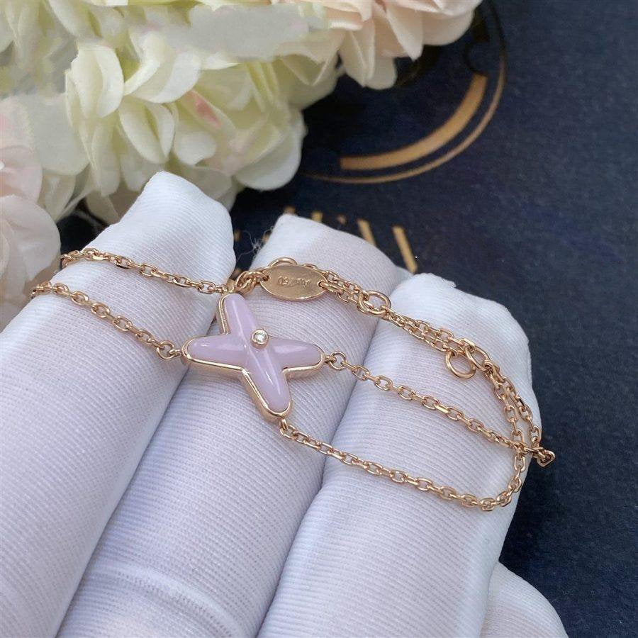 [Aurelle Style]JEUX BRACELET PINK MOP PINK GOLD 1 DIAMOND