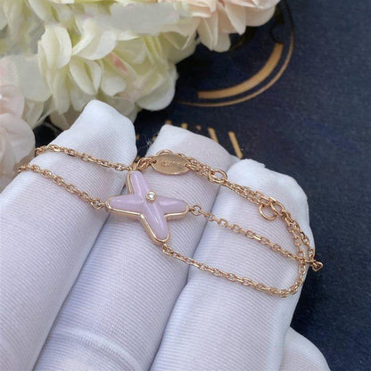 [Aurelle Style]JEUX BRACELET PINK MOP PINK GOLD 1 DIAMOND