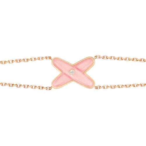 [Aurelle Style]JEUX BRACELET PINK MOP PINK GOLD 1 DIAMOND