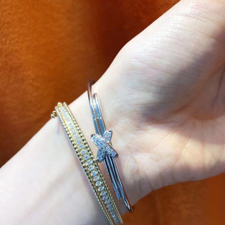 [Aurelle Style]JEUX DE BRACELET SILVER DIAMONDS