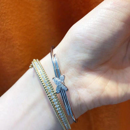 [Aurelle Style]JEUX DE BRACELET SILVER DIAMONDS