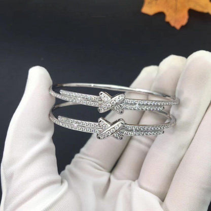 [Aurelle Style]JEUX DE BRACELET DIAMONDS SILVER