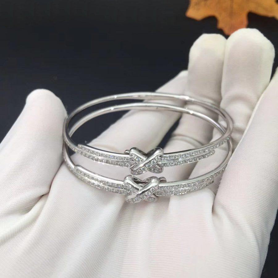 [Aurelle Style]JEUX DE BRACELET DIAMONDS SILVER