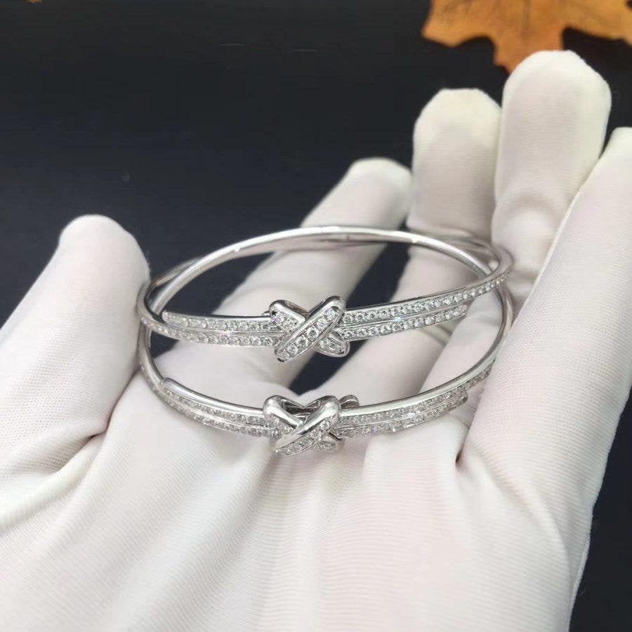 [Aurelle Style]JEUX DE BRACELET DIAMONDS SILVER
