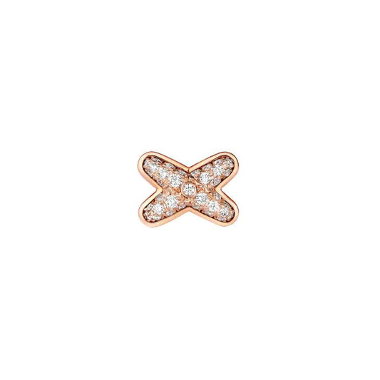 [Aurelle Style]JEUX DE PINK GOLD DIAMOND EARRINGS