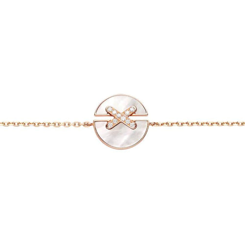 [Aurelle Style]JEUX DE BRACELET MOP PINK GOLD DIAMONDS