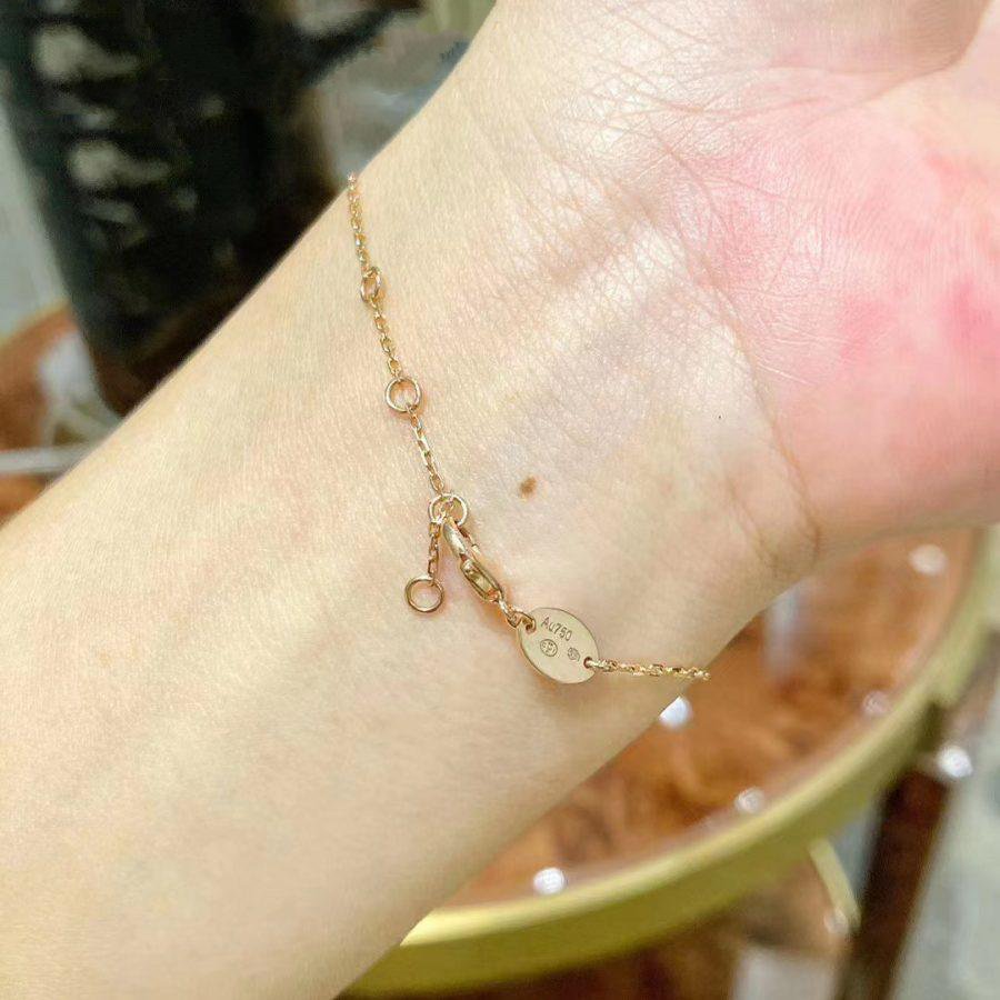 [Aurelle Style]JEUX DE BRACELET MOP PINK GOLD DIAMONDS
