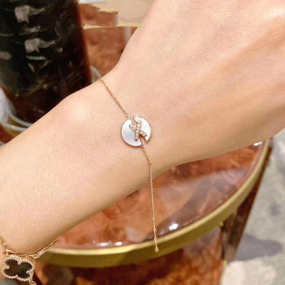 [Aurelle Style]JEUX DE BRACELET MOP PINK GOLD DIAMONDS