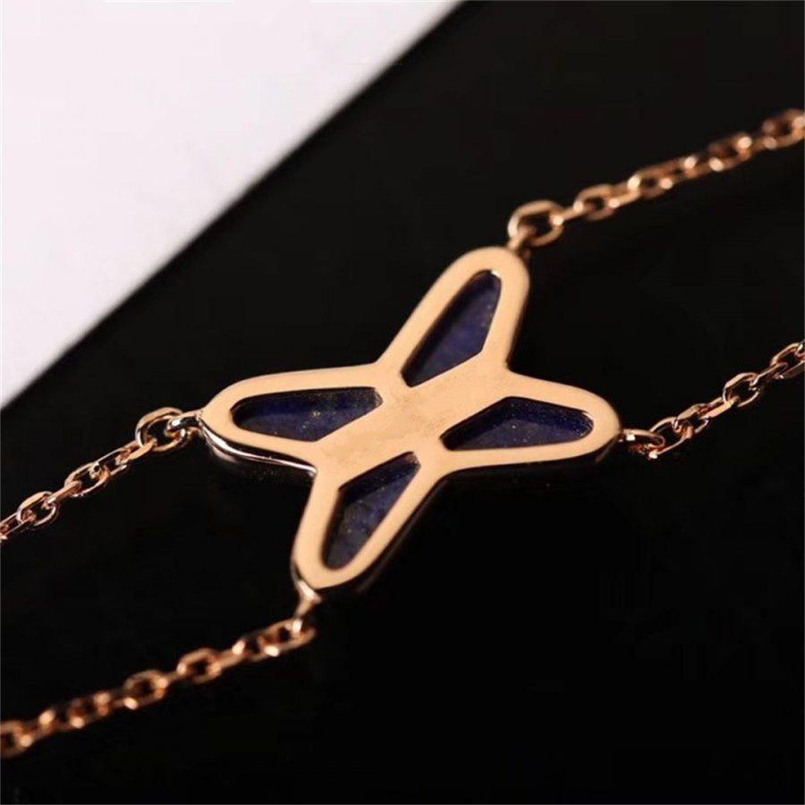 [Aurelle Style]Hollow Design Four-Leaf Clover Flower Shape Bracelet