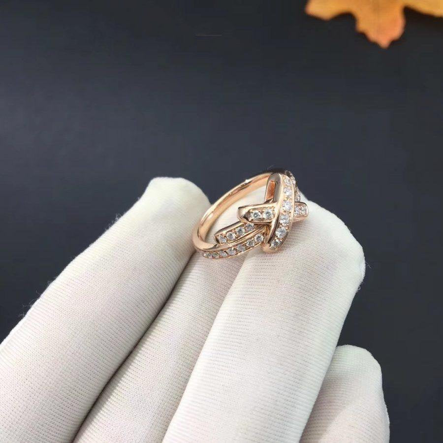 [Aurelle Style]JEUX DE RING PINK GOLD DIAMOND